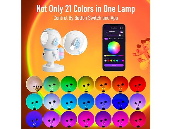 XEBKOR W0062 Sunset Lamp Projector