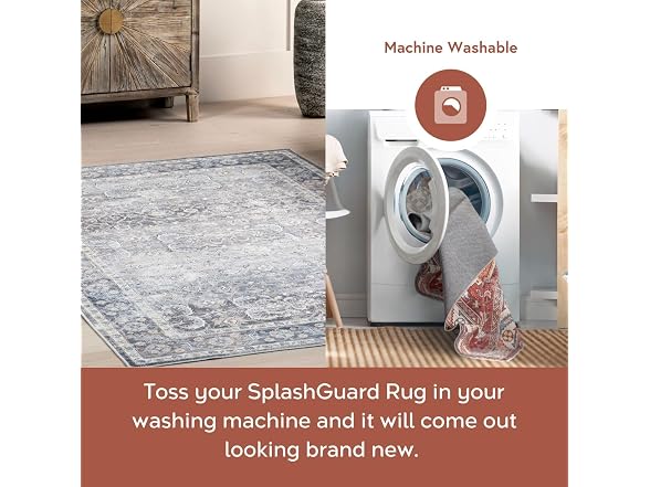 Nuloom Splashguard Prairie Rug 5x8 Green