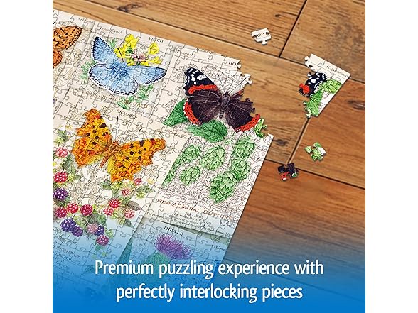 Wonder Forge Butterfly Splendor 1000 Piece Jigsaw Puzzle