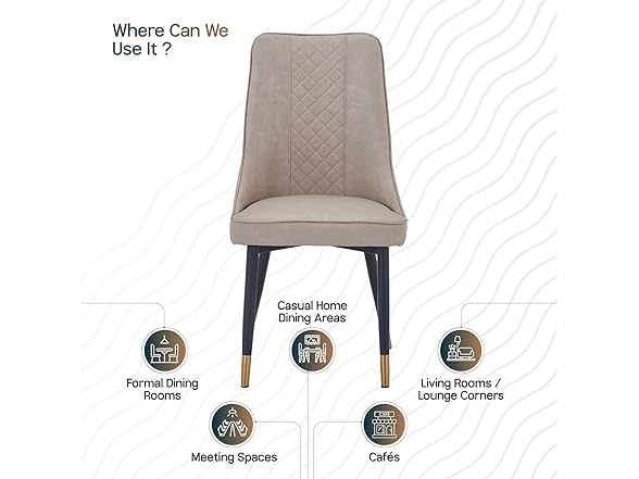 LeisureMod Allure Dining Chair