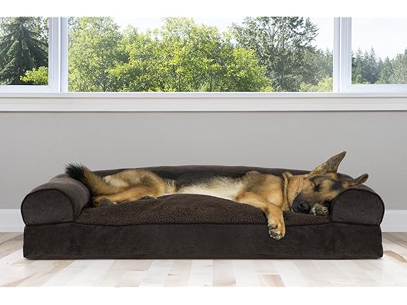 Furhaven Pillow Dog Bed for Large Dogs