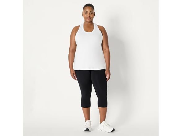 Amazon Essentials Women (XS) Tech Top White