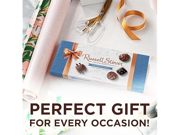 Russell Stover Caramel Nuts Choc Box 9.4