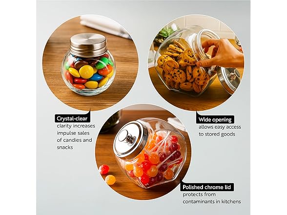 Restaurantware Vetri 2 Ounce Mini Favor Jars 100 ct
