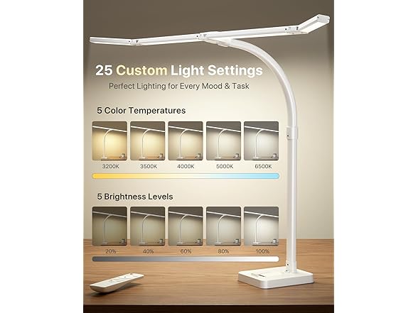 ONEMIX 42" LED Desk Lamp