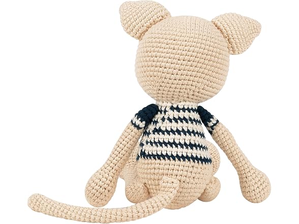 Enesco Woolie Sam the Pig Handmade Crochet Animal Plush