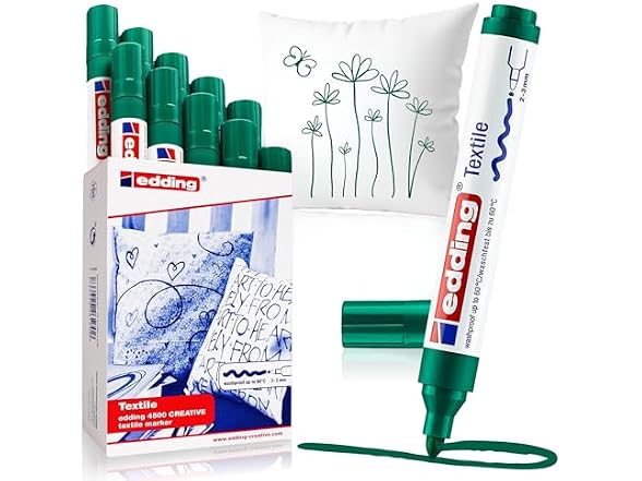 edding CR Textile Marker - Green