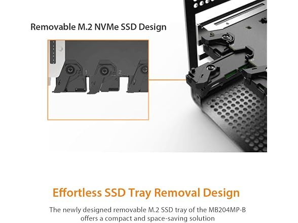 ICY DOCK 4 Bay Removable M.2 NVMe PCIe SSD