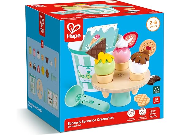 Hape Scoop & Serve Ice Cream Set - Gallery 5