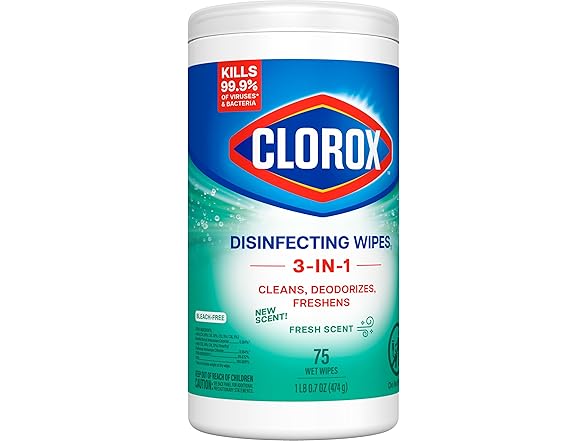 Clorox Disinfecting Wipes 75ct