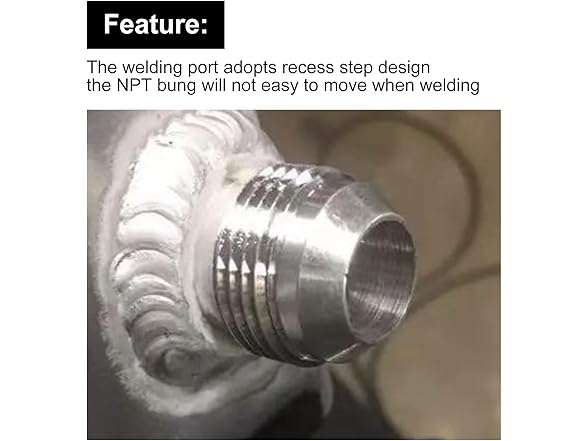 VehiMata 4AN Weld on Bung Fitting 4pc