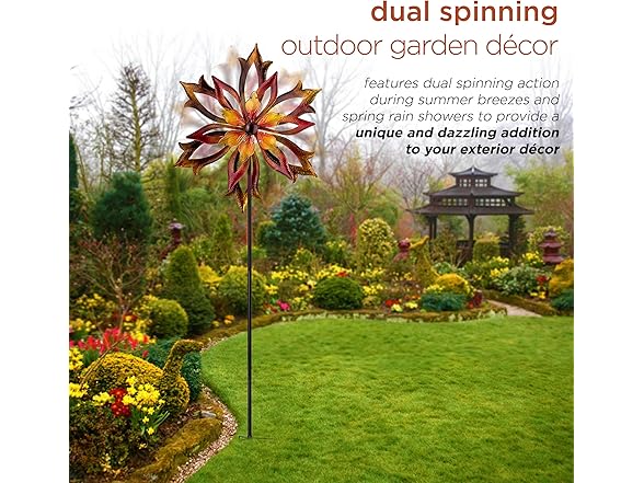 Alpine 96" Metal Flower Spinner