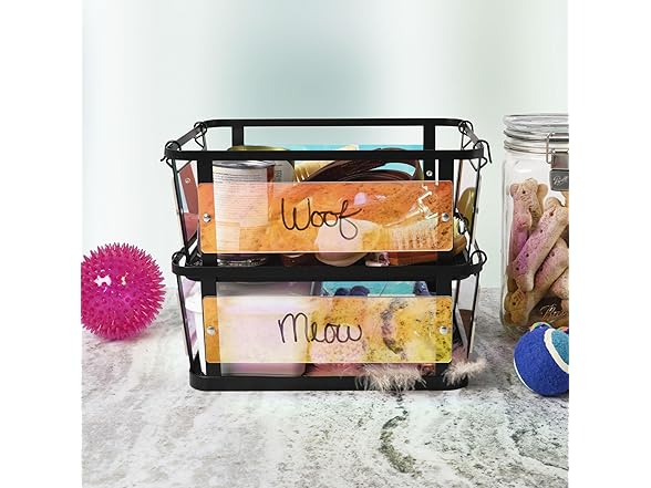 Gourmet Basics by Mikasa Ava Metal Stacking Basket Bin