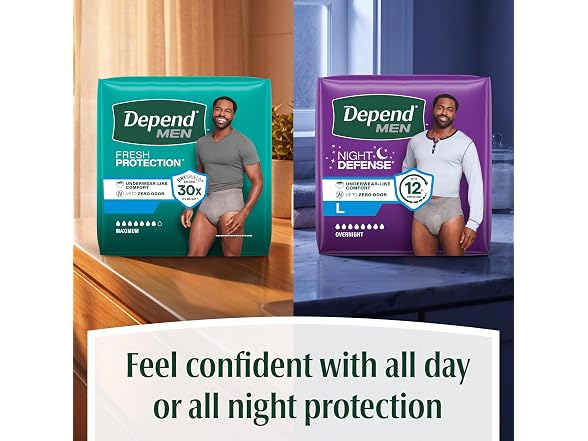 Depend | Fresh Protection Adult 44 Count