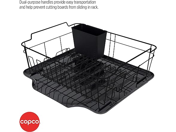 Copco Black Small Dish Rack