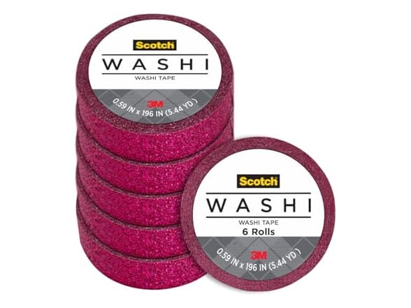 Scotch Expressions Glitter Washi Tape