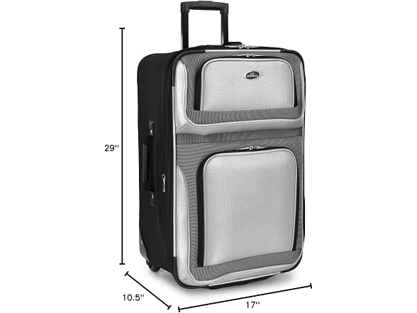 U.S. Traveler Luggage, Gray, 4-Piece Set