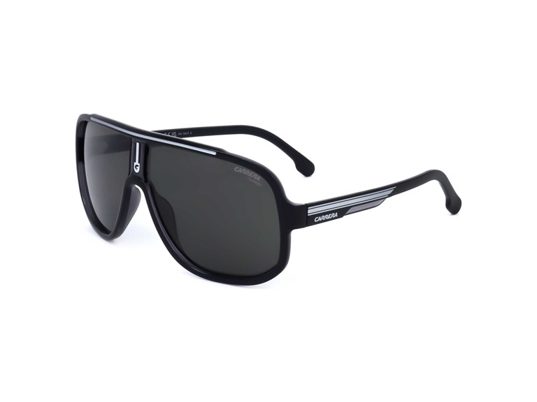 Carrera Men's 63 mm Black Grey Polarized Sunglasses CARRERA1058-S-08A-63
