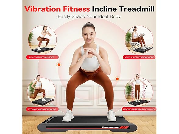 Sperax 3-in-1 Walking Treadmill | 10% Incline