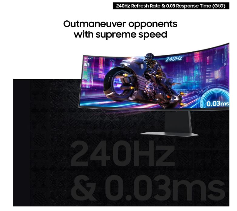 (NEW) Samsung 49" Odyssey G9 Curved Gaming Monitor (Open Box) - Gallery 15