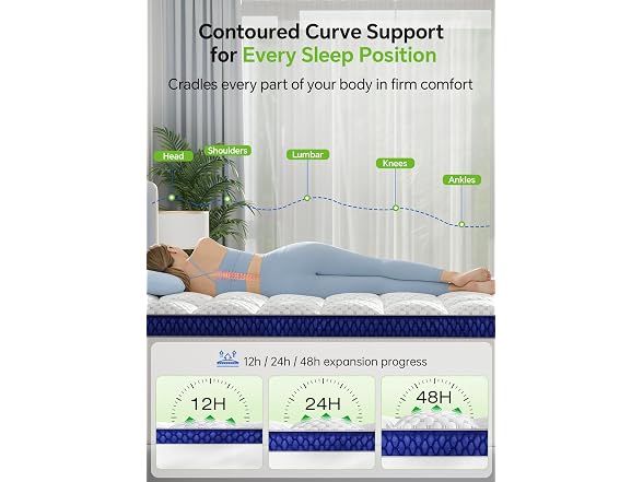 BEDELITE 3" Mattress Topper, Twin