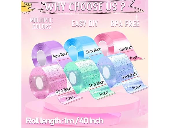 BENWIL Nano Tape Bubble Kit for Kids