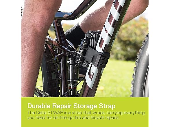 Delta Bike Frame Carrier Strap MTB with Tire Plugger Kit
