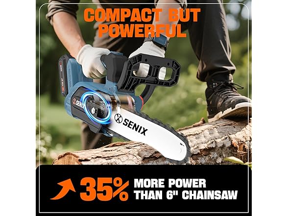 1.2 HP 10" SENIX Cordeless Chainsaw 