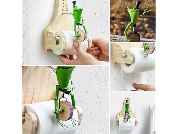 Cmtuuy Creative Frog Riding Bicycle