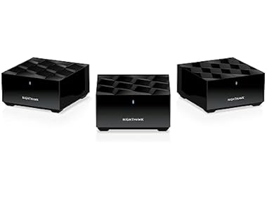 $109.99, Was $299.99, 63% Off! NETGEAR Nighthawk Advanced Whole Home Mesh WiFi 6 System dealfomo