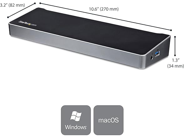 StarTech Triple Monitor Docking Station for MacBook