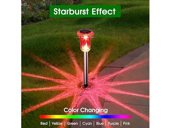 Solar Outdoor Lights RGB