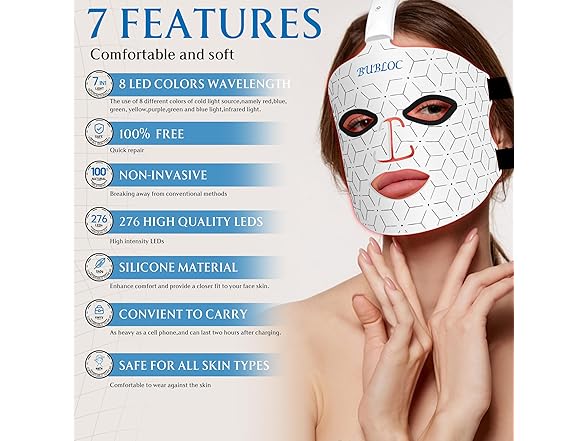 BUBLOC Red Light Therapy Mask