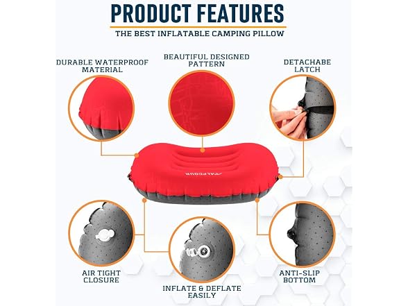 Alpcour Inflatable Camping Pilow