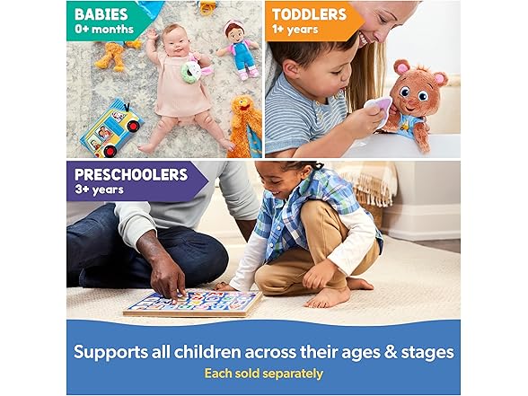 Ms. Rachel Finger Puppets Zoo Friends 4-Pack