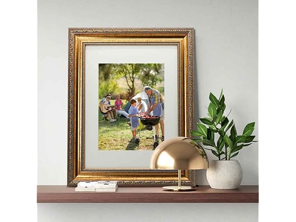 YUNDINGJI Antique gold photo frames