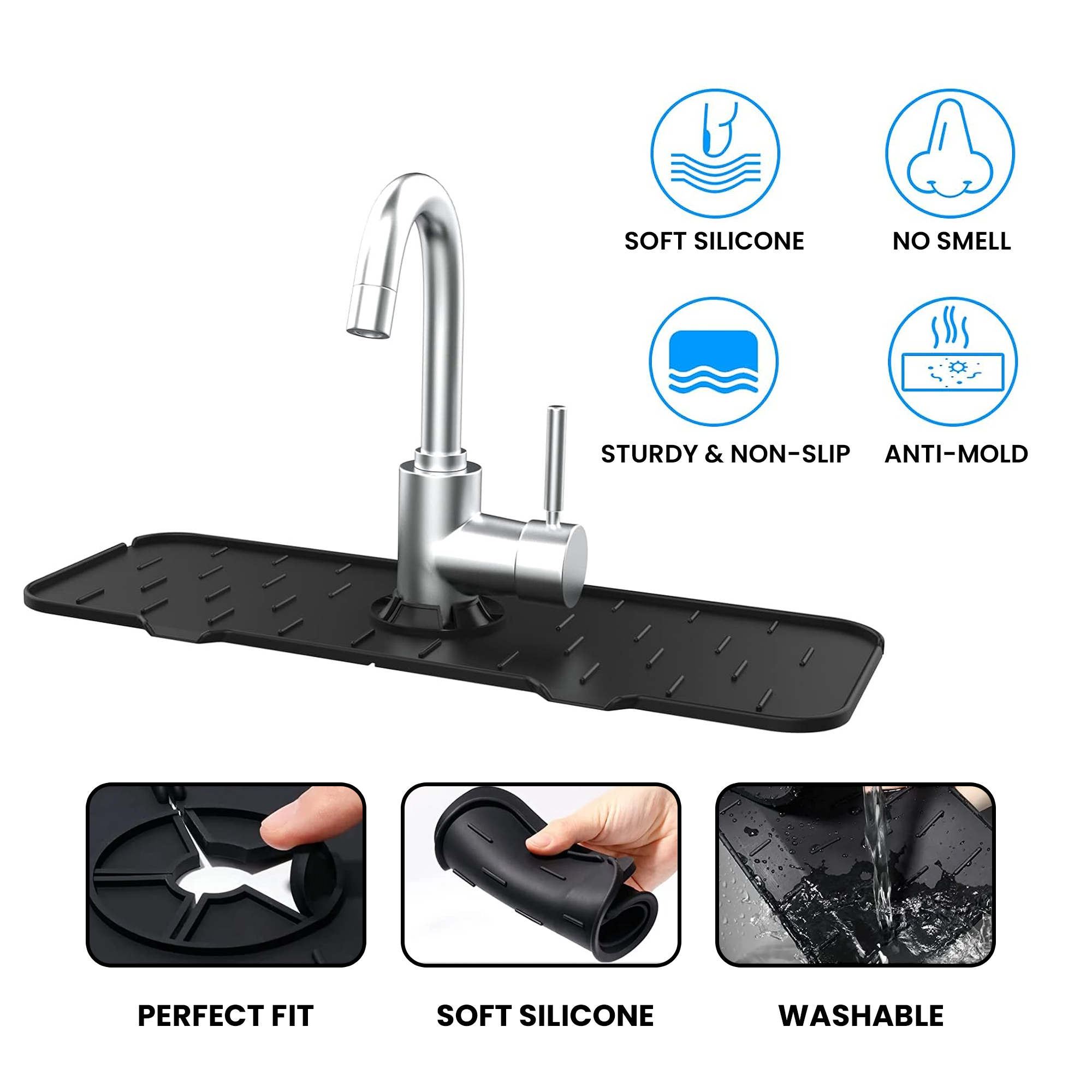 Kitchen Sink Faucet Splash Guard - Gallery 8