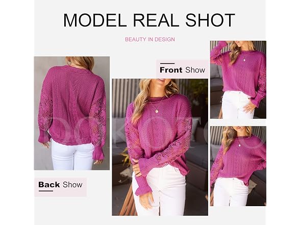 Dokotoo Women (2XL) Fall Sweaters Neck Pullovers