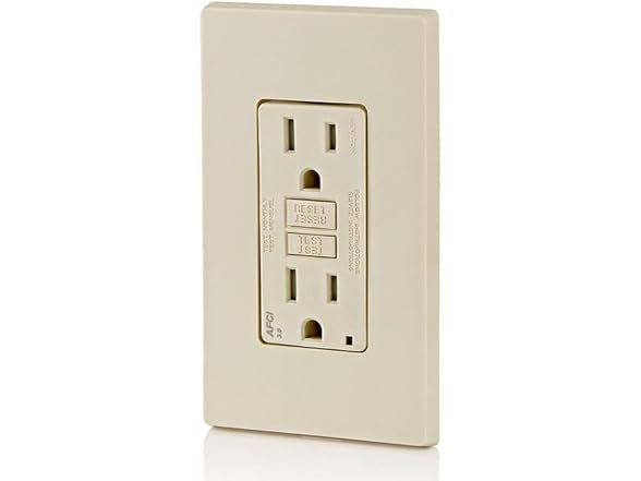 Leviton AFCI Outlet, 15 Amp