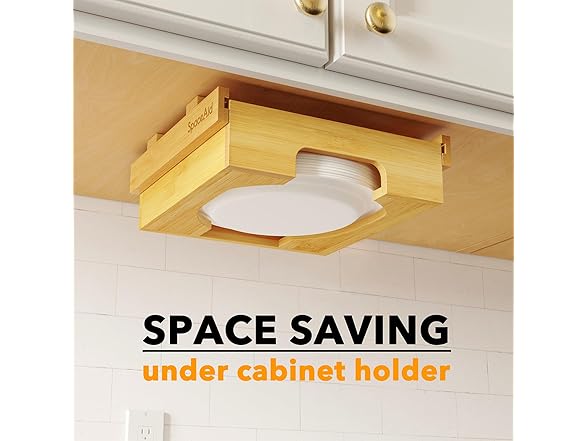 SpaceAid 9" Paper Plate Dispenser