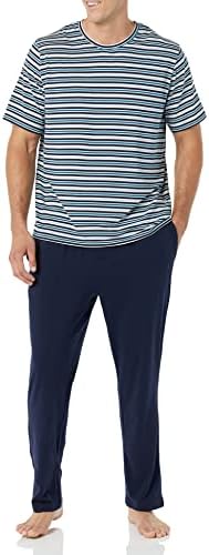 Amazon Essentials Mens Cotton Modal Pajama Set