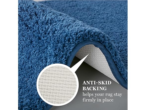 MARTHA STEWART Drylon Microfiber Bath Rug