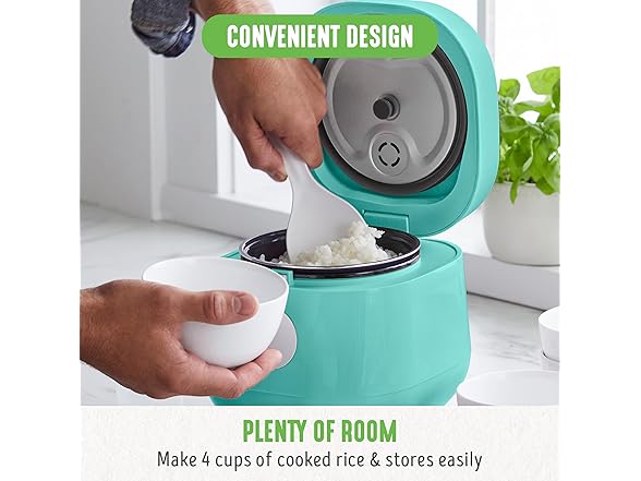 GreenLife 4-Cup Rice & Grain Cooker