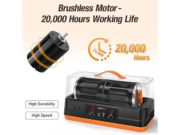 C1 Pro Ultra Brushless Rock Tumbler Kit