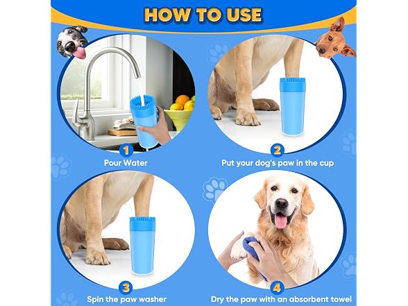 Upgrade 2 In 1 Paw Buddy for Medium Dogs