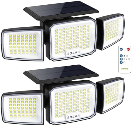 DAMINY BC1257825100007 Solar Security Light 2 Pack