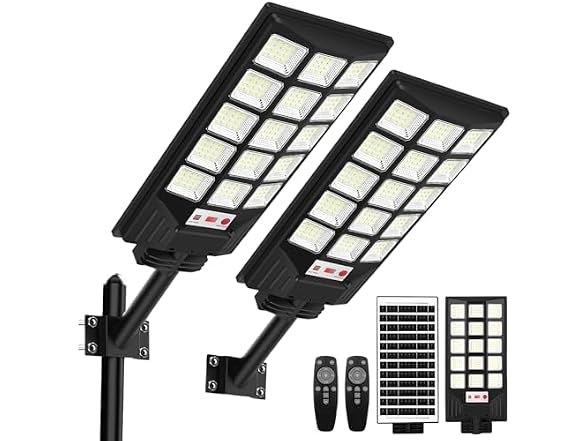 Brightever 8500K Solar Street Lights Outdoor