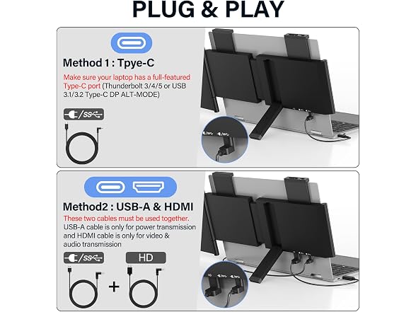 MAGICRAVEN Laptop Screen Extender
