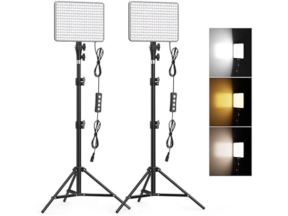 Anautin 30W Upgraded Photography Lighting Kit