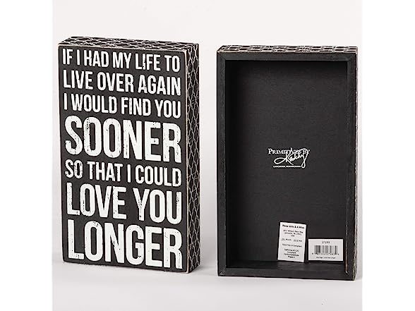 Classic Box Sign by Kathy Primitives